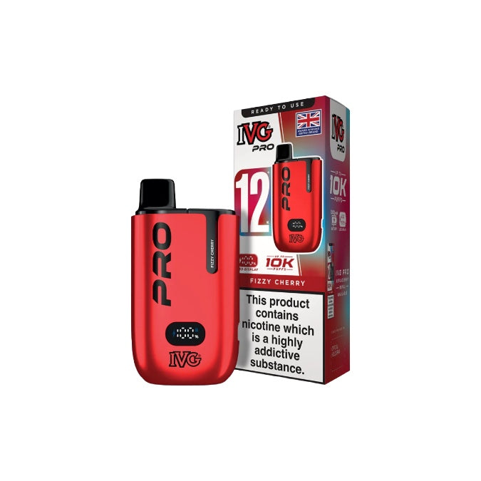 10mg IVG Pro 12 Prefilled Pod Vape Kit 10000 Puffs