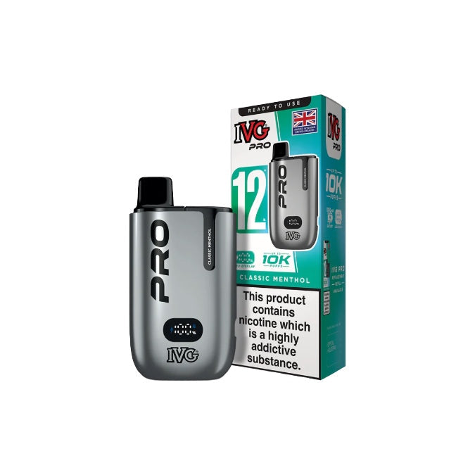10mg IVG Pro 12 Prefilled Pod Vape Kit 10000 Puffs