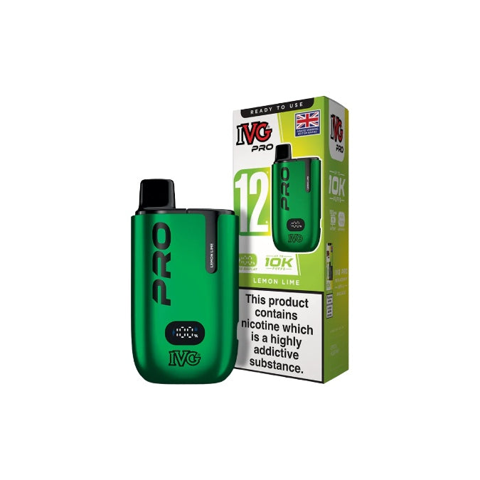 10mg IVG Pro 12 Prefilled Pod Vape Kit 10000 Puffs