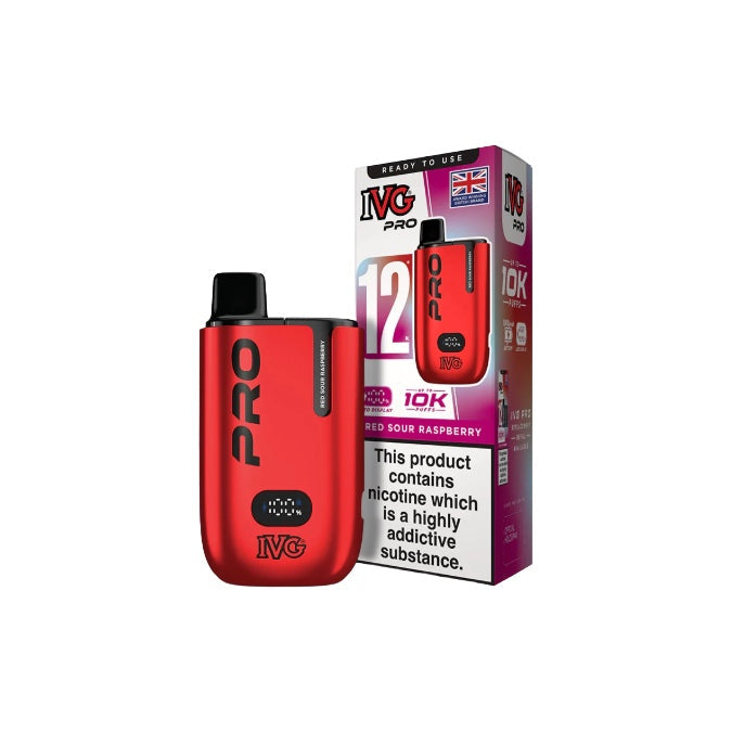 10mg IVG Pro 12 Prefilled Pod Vape Kit 10000 Puffs