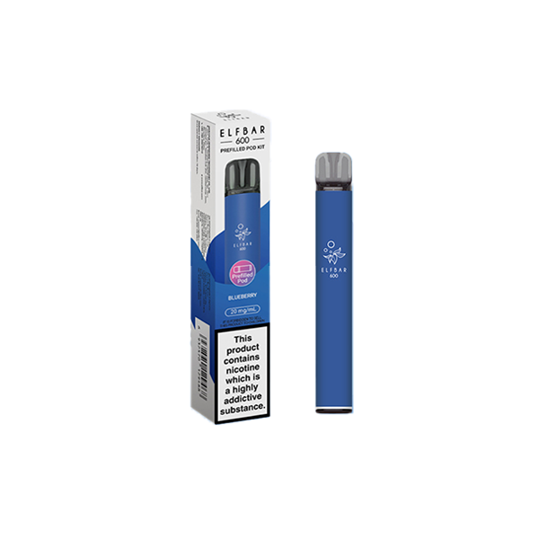20mg Elf Bar 600 Prefilled Pod Vape Kit 600 Puffs