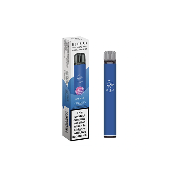 20mg Elf Bar 600 Prefilled Pod Vape Kit 600 Puffs