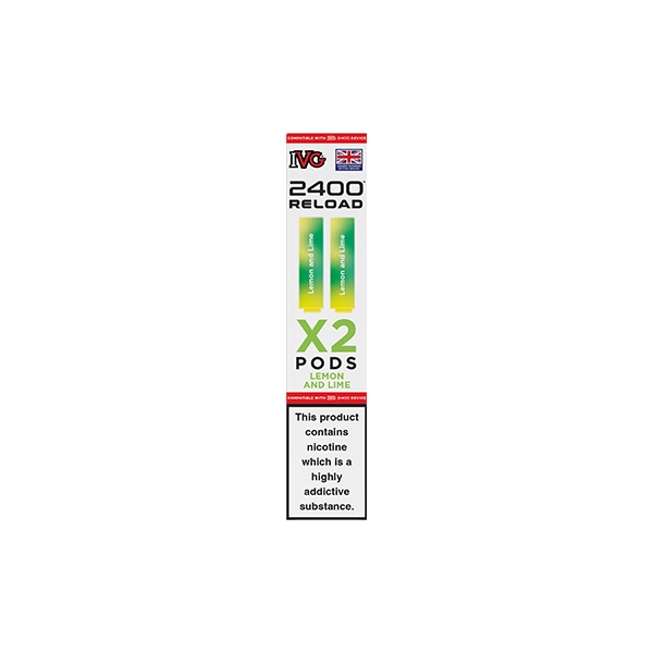 20mg IVG 2400 Reload Prefilled Pods 2ml 2400 Puffs - 2 Pcs