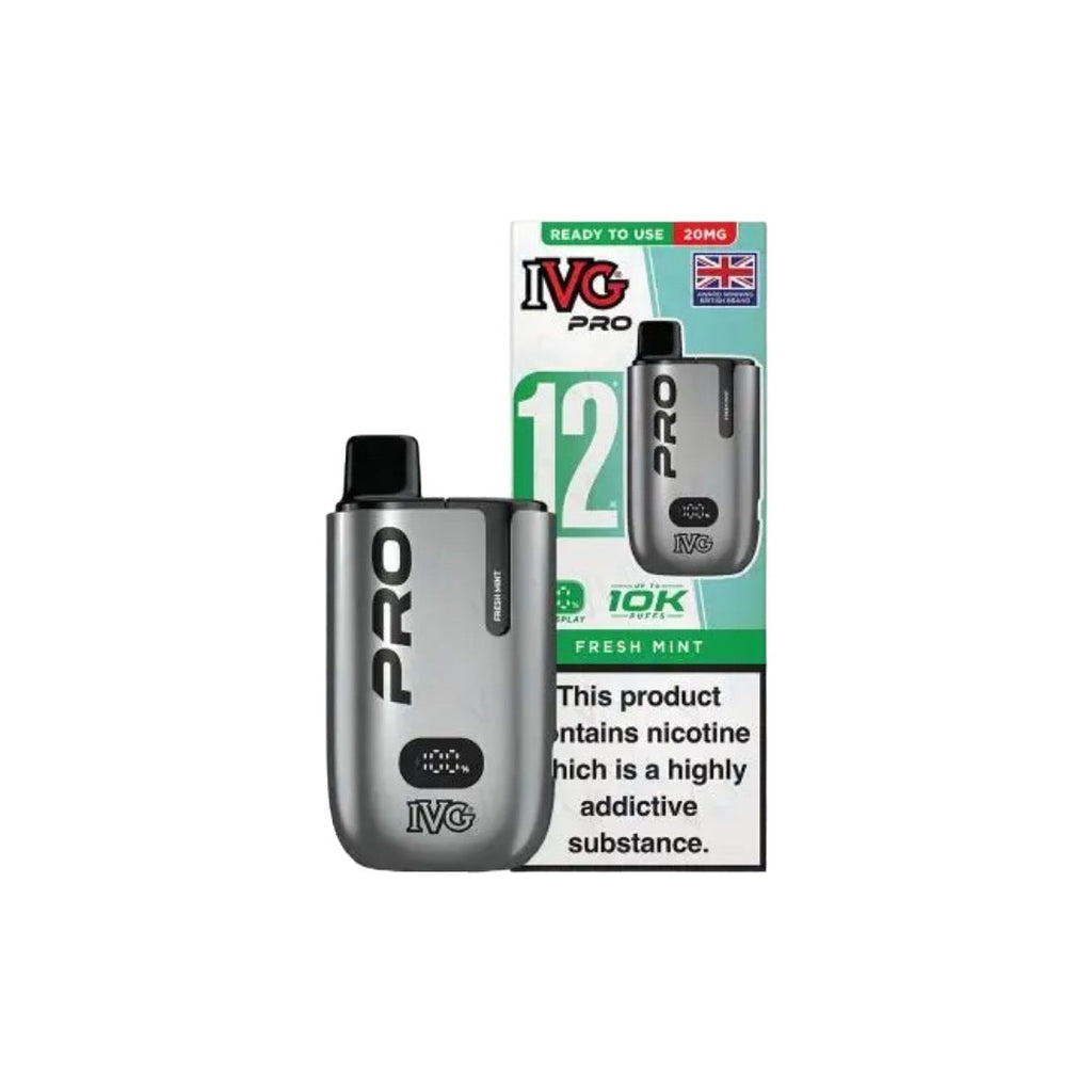 20mg I VG Pro 12 Prefilled Pod Vape Kit 10000 Puffs