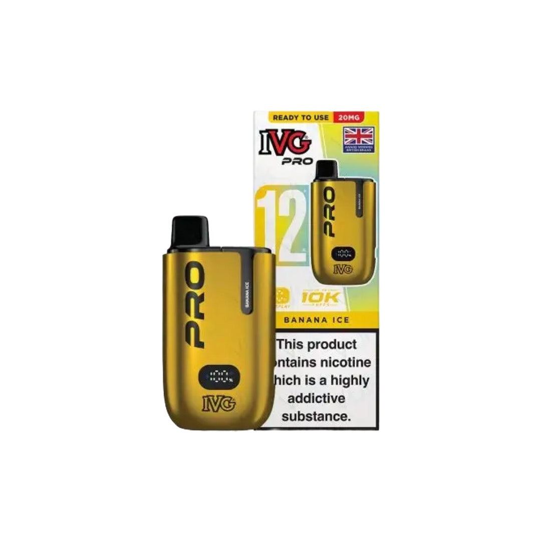 20mg I VG Pro 12 Prefilled Pod Vape Kit 10000 Puffs