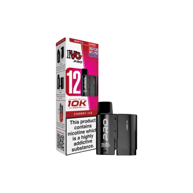 20mg IVG Pro 12 Refill Pod Pack 10000 Puffs