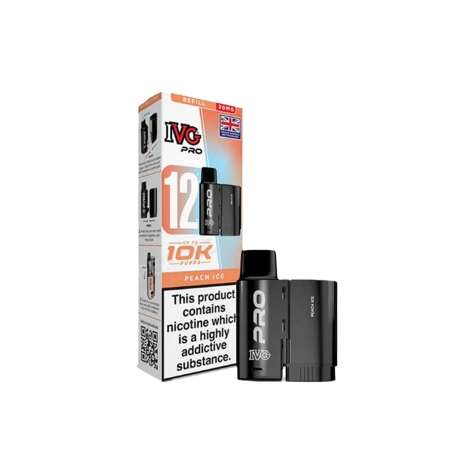20mg IVG Pro 12 Refill Pod Pack 10000 Puffs