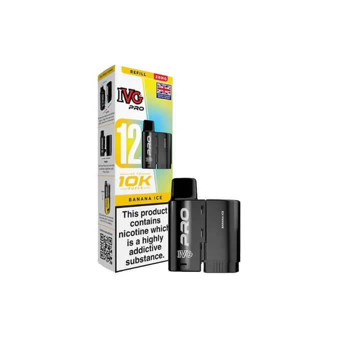 20mg IVG Pro 12 Refill Pod Pack 10000 Puffs