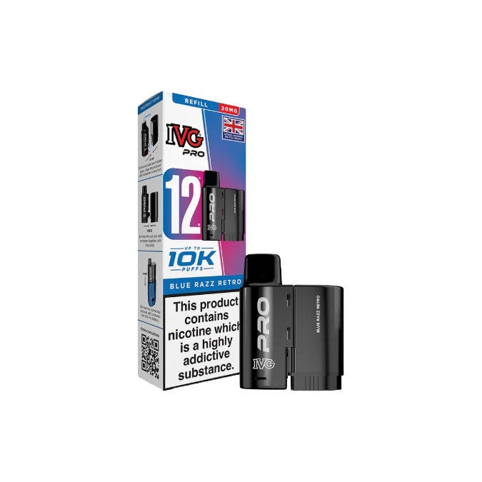 20mg IVG Pro 12 Refill Pod Pack 10000 Puffs