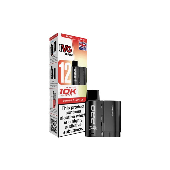 20mg IVG Pro 12 Refill Pod Pack 10000 Puffs