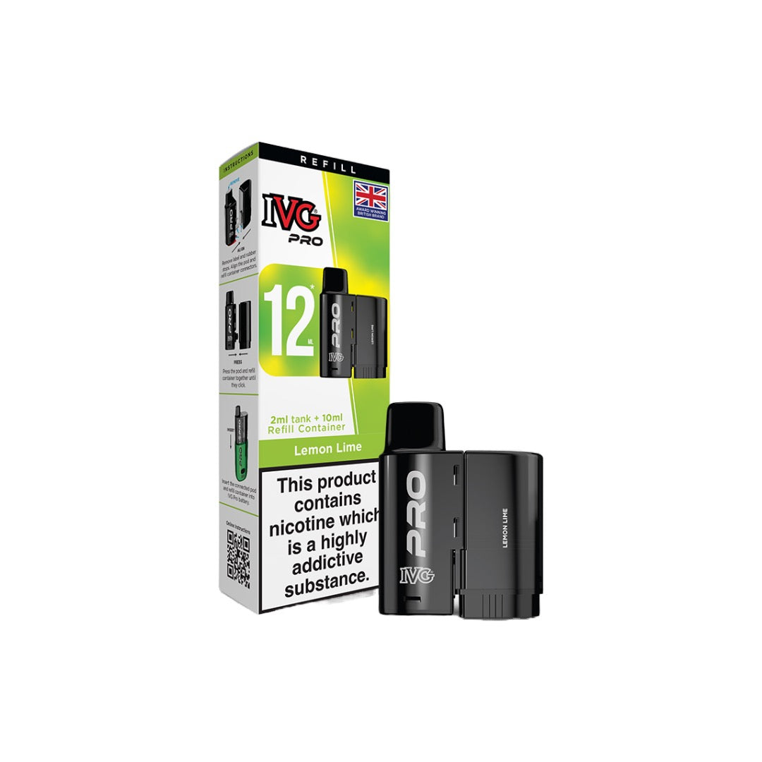 20mg IVG Pro 12 Refill Pod Pack 10000 Puffs