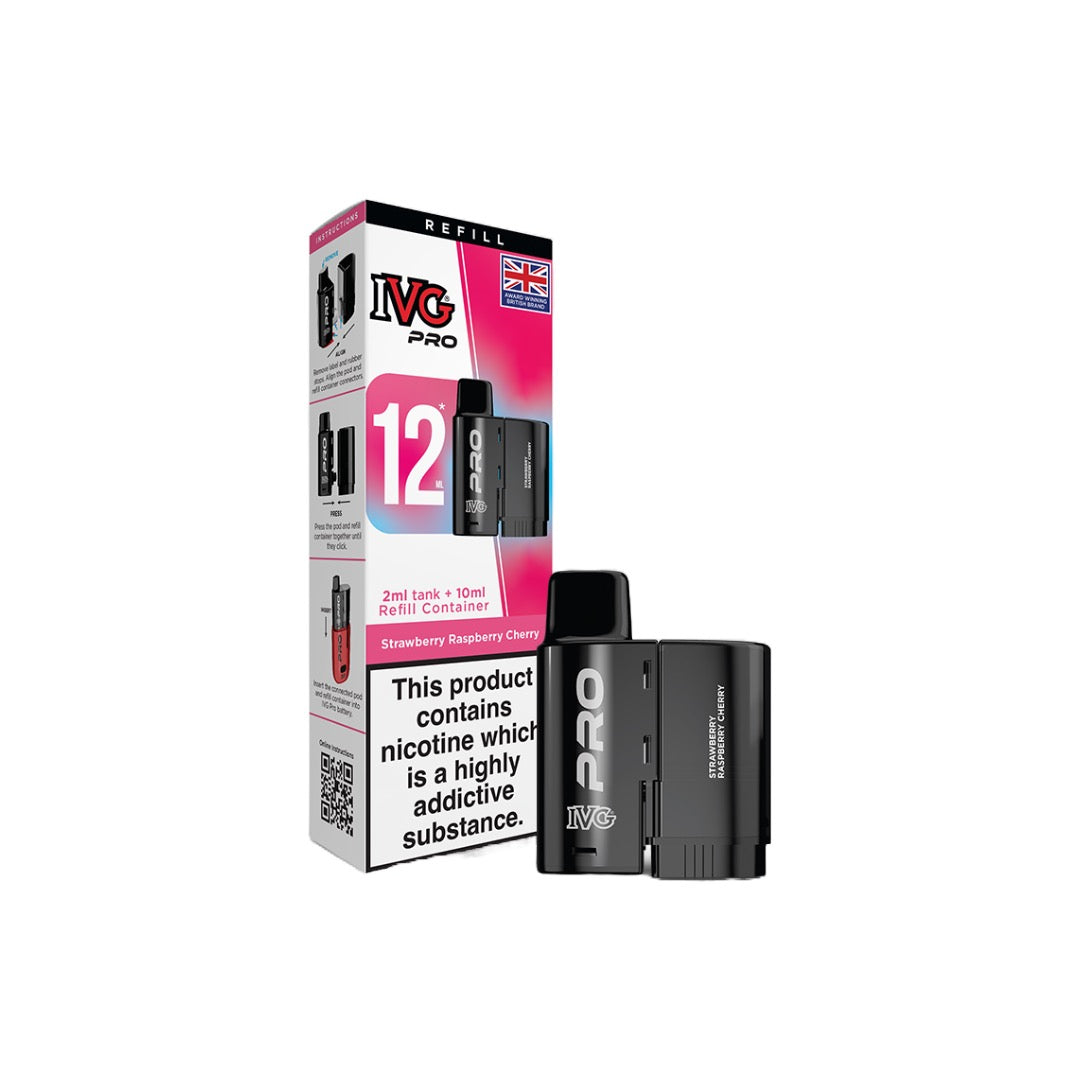 20mg IVG Pro 12 Refill Pod Pack 10000 Puffs