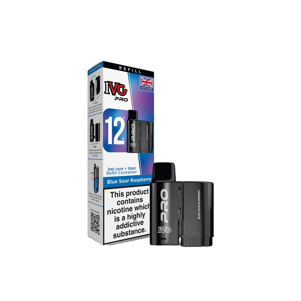 20mg IVG Pro 12 Refill Pod Pack 10000 Puffs