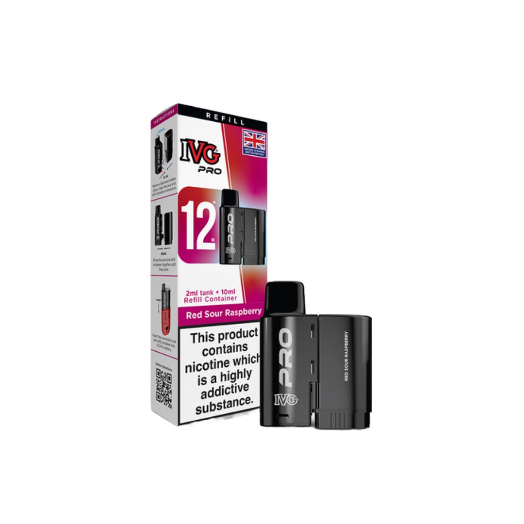 20mg IVG Pro 12 Refill Pod Pack 10000 Puffs