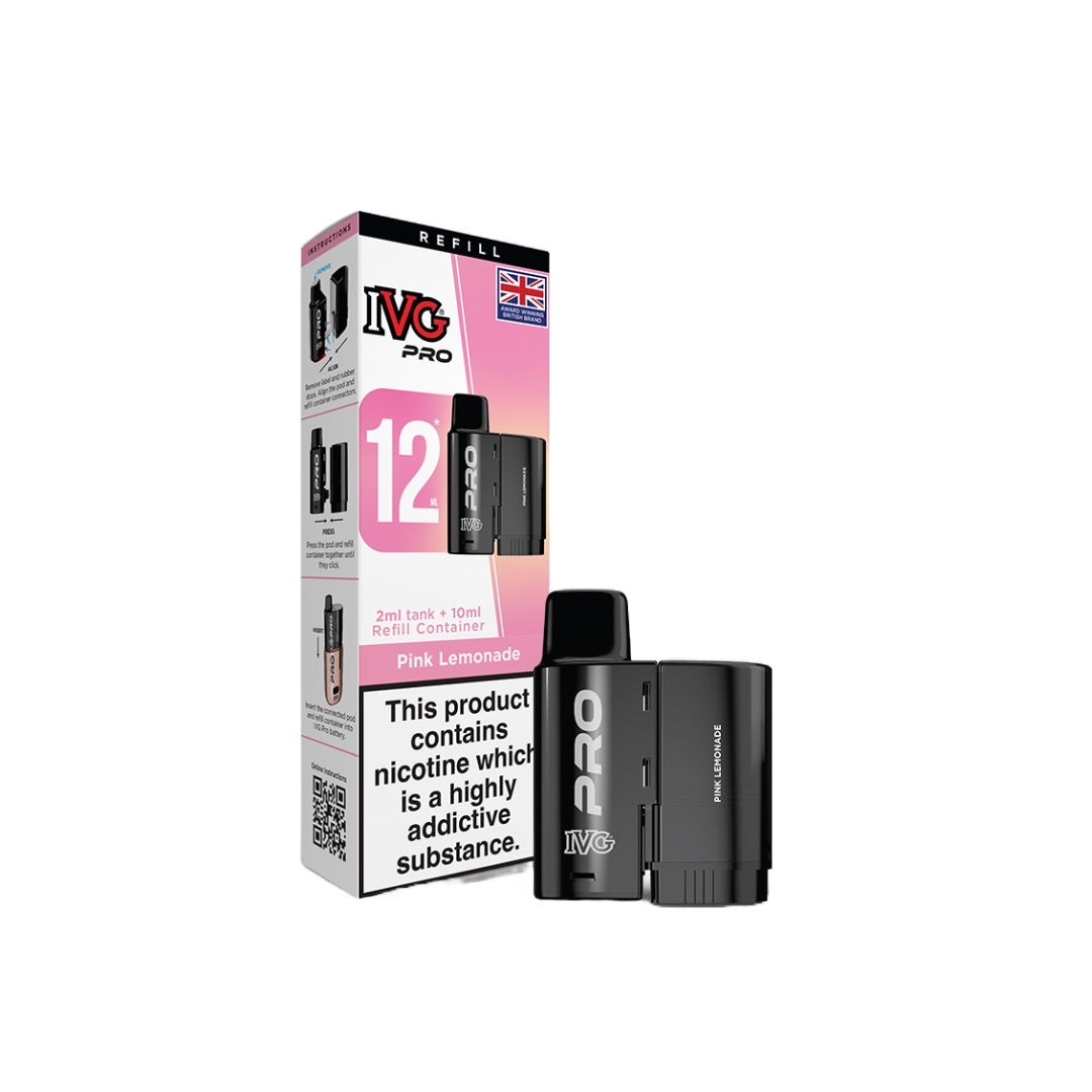 20mg IVG Pro 12 Refill Pod Pack 10000 Puffs