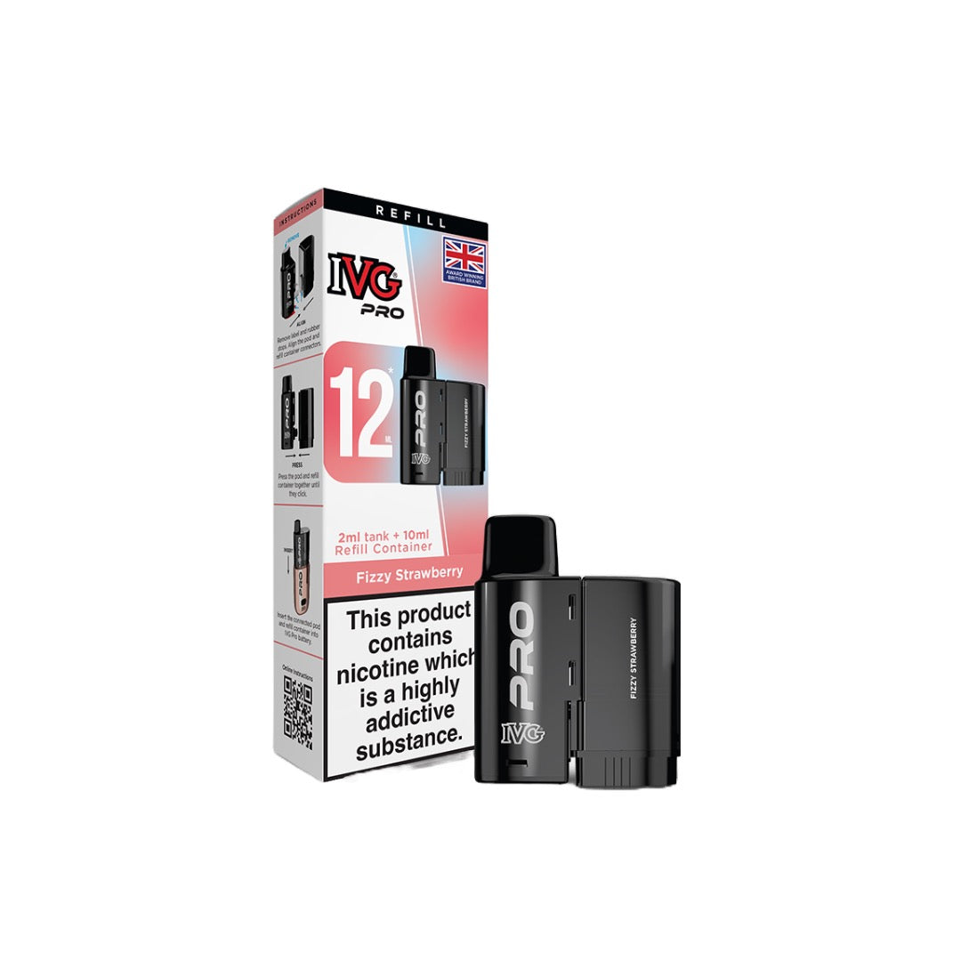 20mg IVG Pro 12 Refill Pod Pack 10000 Puffs