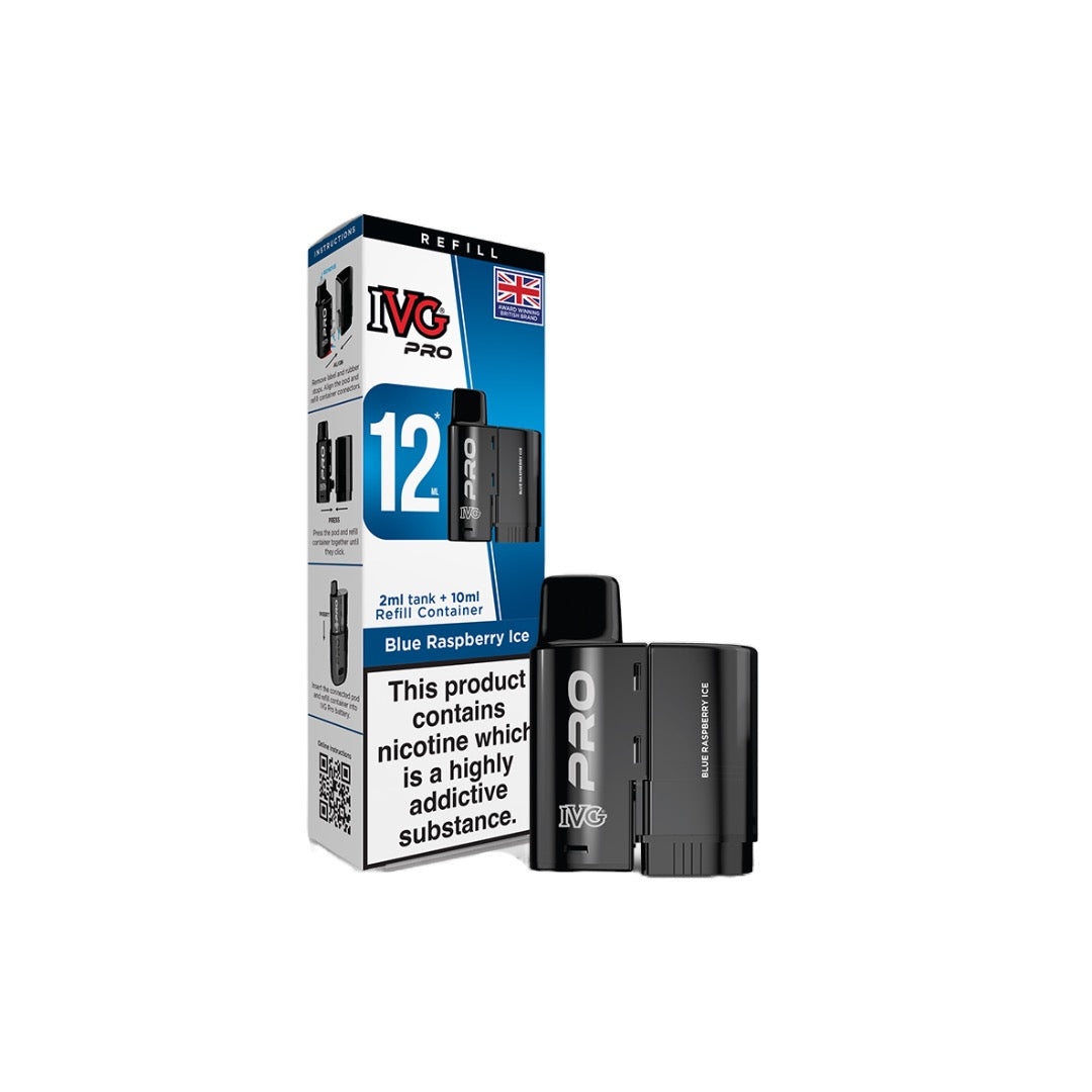 20mg IVG Pro 12 Refill Pod Pack 10000 Puffs
