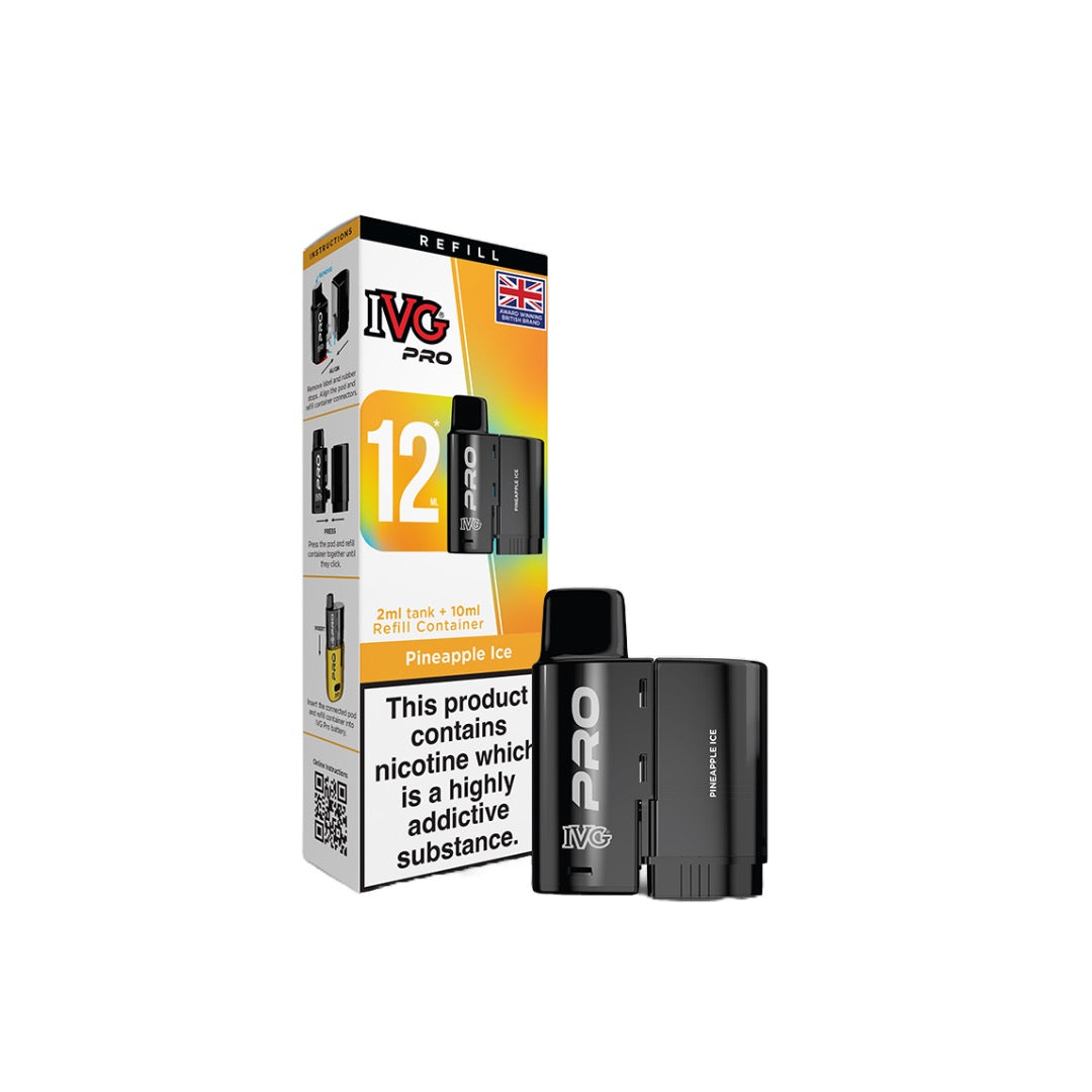 20mg IVG Pro 12 Refill Pod Pack 10000 Puffs