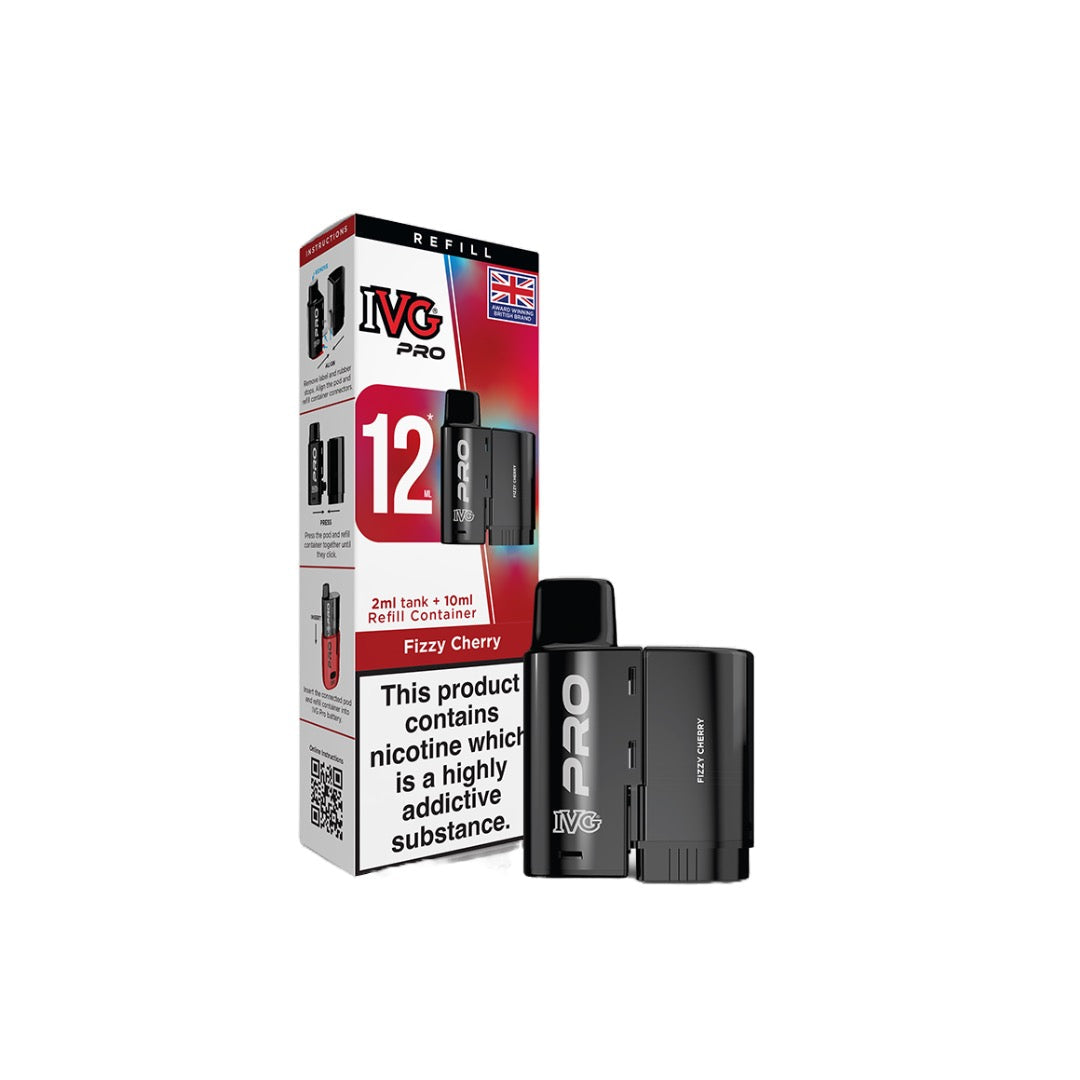 20mg IVG Pro 12 Refill Pod Pack 10000 Puffs