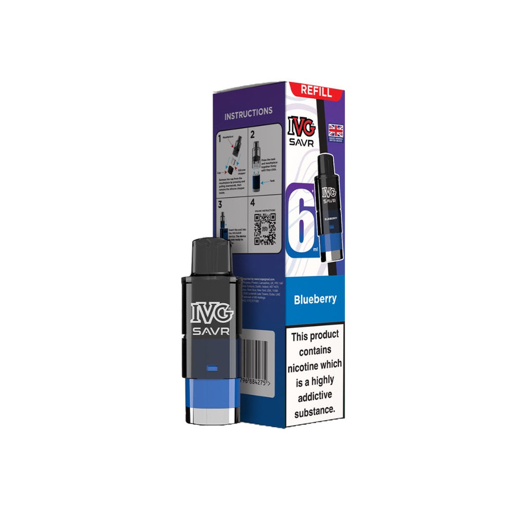 20mg I VG SAVR Refill Pod Pack 3000 Puffs