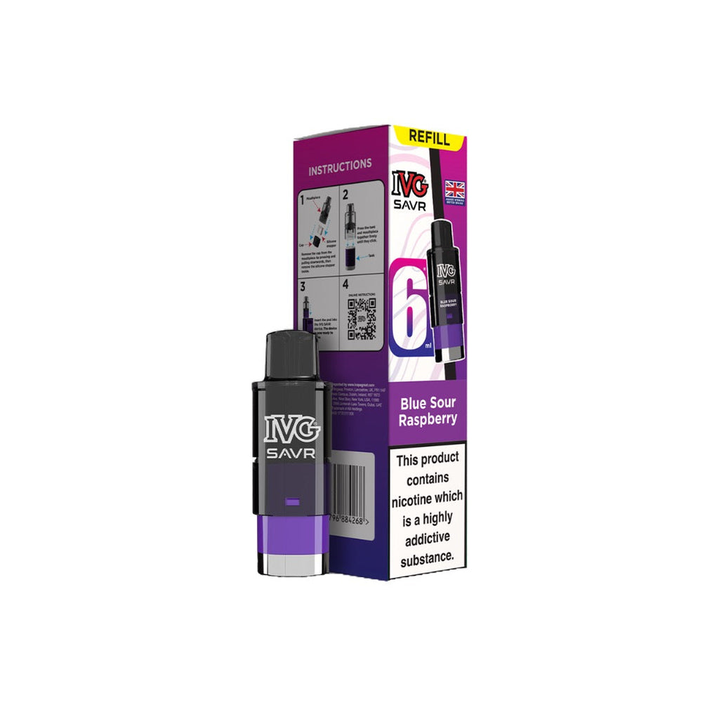 20mg I VG SAVR Refill Pod Pack 3000 Puffs
