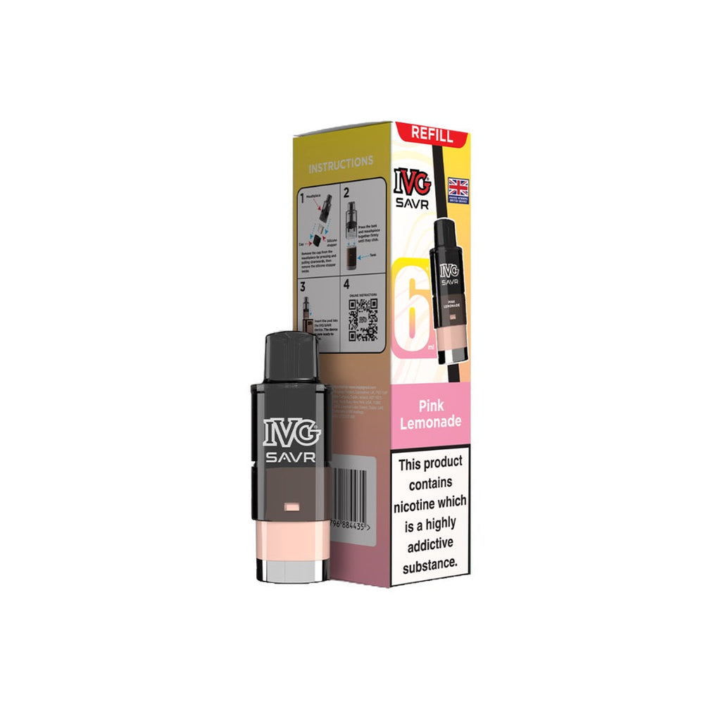 20mg I VG SAVR Refill Pod Pack 3000 Puffs