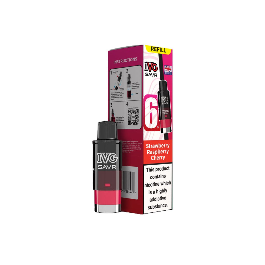 20mg I VG SAVR Refill Pod Pack 3000 Puffs