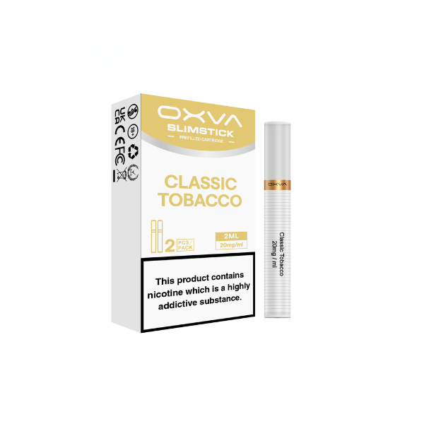 20mg Oxva SlimStick 2ml Prefilled Cartridge - 2Pcs (BUY 2 GET 1 KIT FREE)