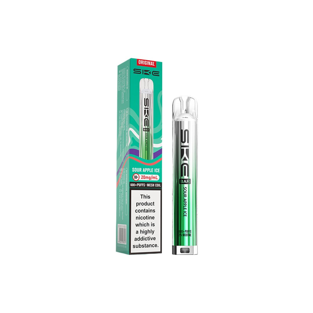 20mg SKE Bar 600 Rechargeable Prefilled Pod Vape Kit