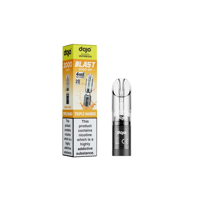 20mg Vaporesso Dojo Blast 2000 Go Prefilled Pod