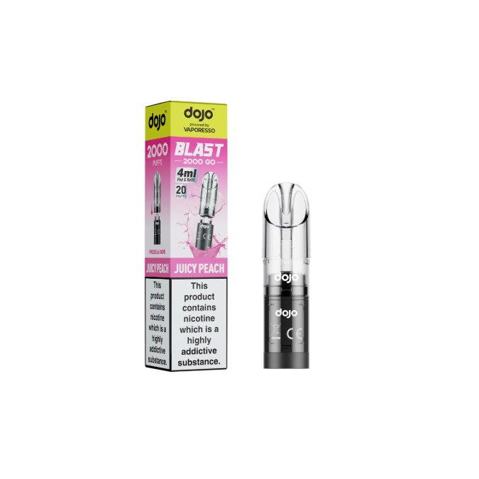 20mg Vaporesso Dojo Blast 2000 Go Prefilled Pod