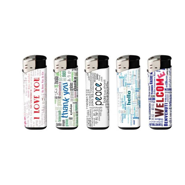 50 x 4Smoke Electronic Printed Lighters - YZ218DK