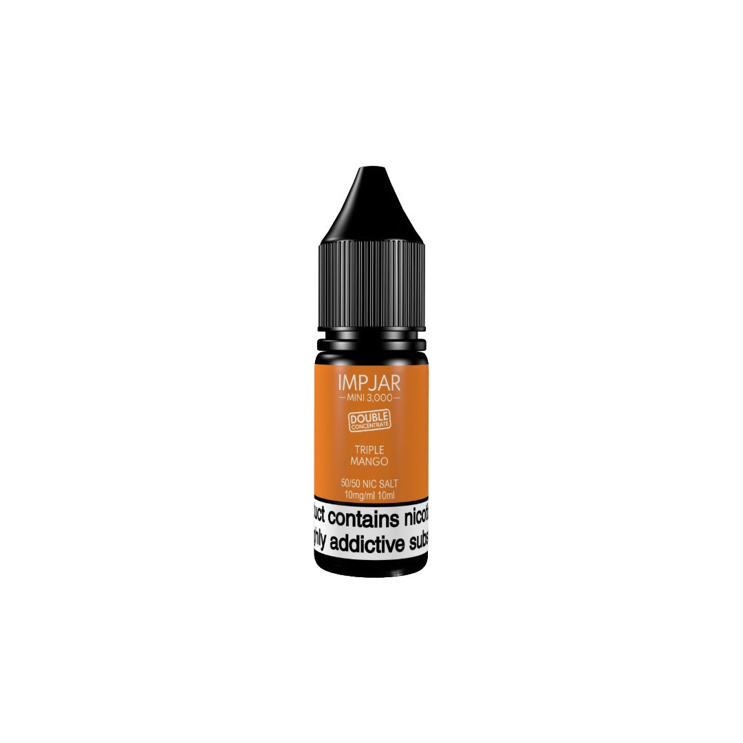 10mg Imp Jar Mini 3000 Double Concentrate 10ml Nic Salt (50VG/50PG)