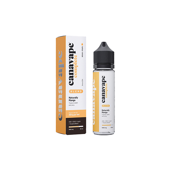 Canavape 1800mg Full-Spectrum CBD + CBG E-liquid 50ml (30VG/70PG)