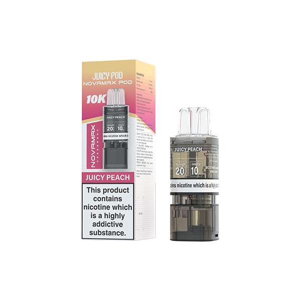 20mg Juicy Pod Novamax Prefilled Pods 10000 Puffs