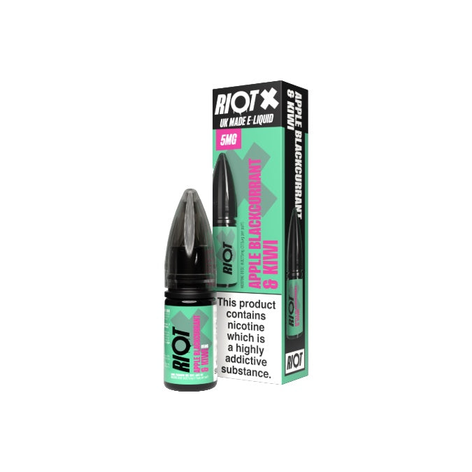 5mg RIOT X Premium Nic Salts - 10ml