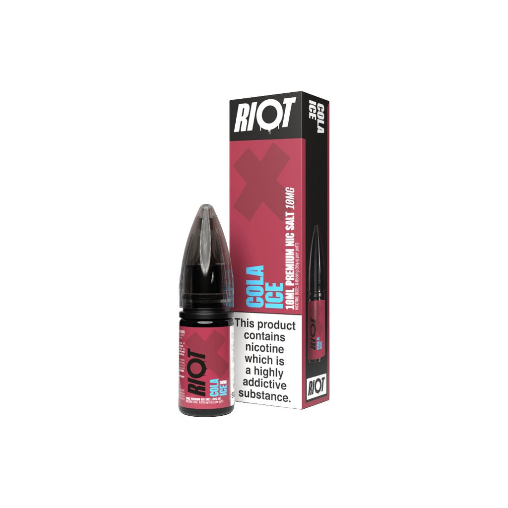 10mg RIOT X Premium Nic Salts - 10ml