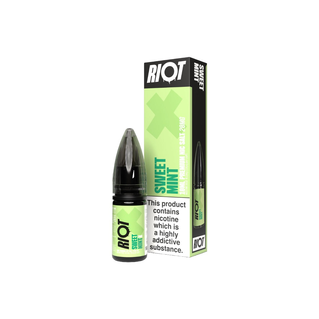 20mg RIOT X Premium Nic Salts - 10ml
