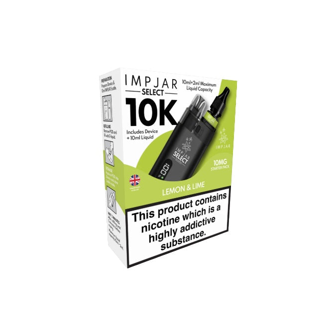 10mg Imp Jar Select 10ml Starter Vape Kit