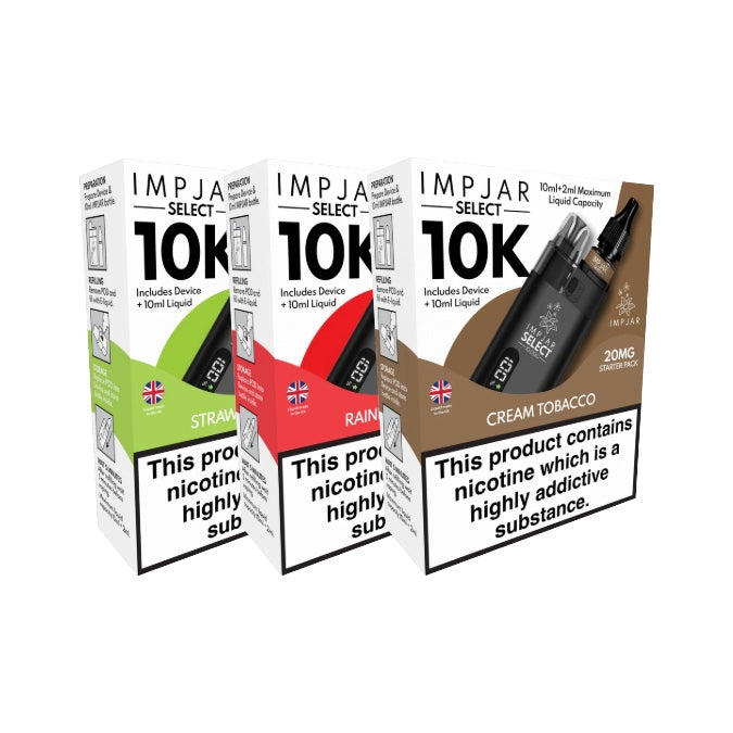 20mg Imp Jar Select 10ml Starter Vape Kit