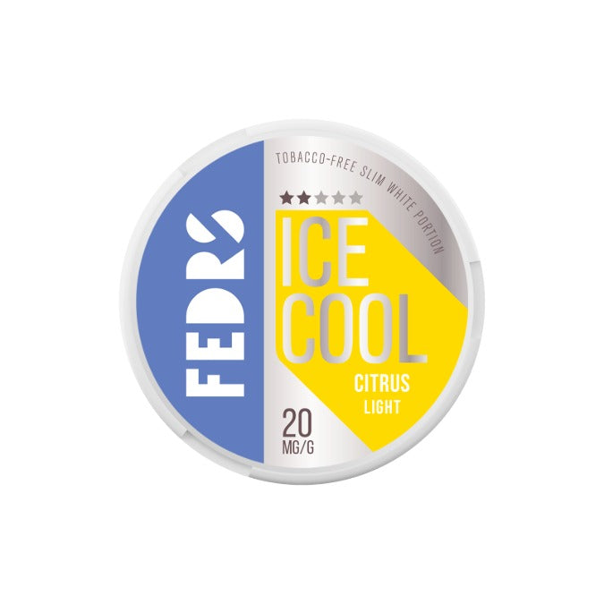 20mg FEDRS Ice Cool Light Nicotine Pouches - 20 Pouches