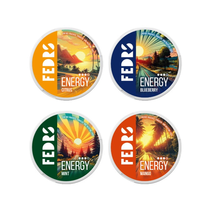 65mg FEDRS Energy Vitamin Pouches - 20 Pouches