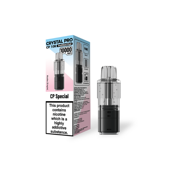 20mg Crystal Pro CP 10K Prefilled Pod 10000 Puffs - 1Pc