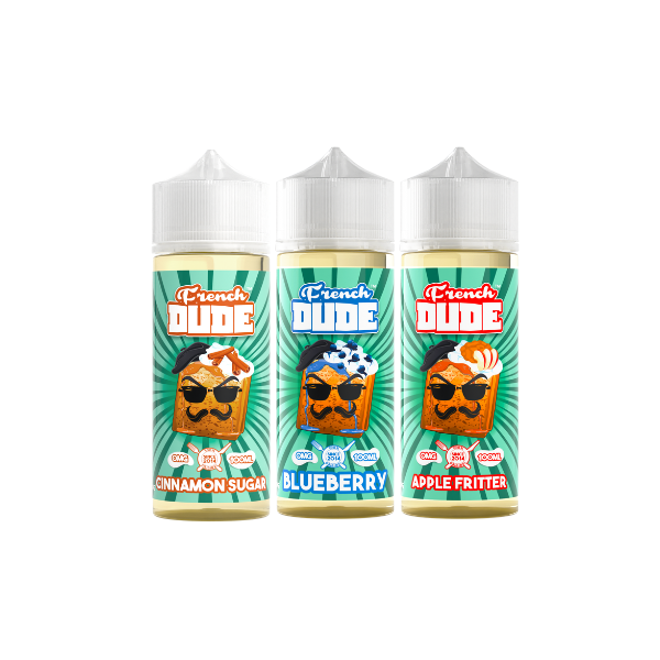 0mg French Dude 100ml Shortfill (70VG/30PG)