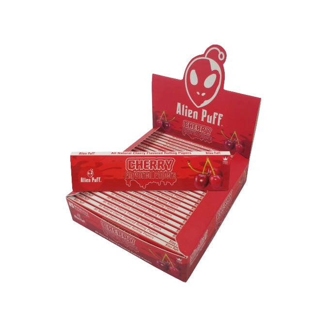 Alien Puff Cherry Flavour King Size Papers - 25 Booklets (HPF2804)