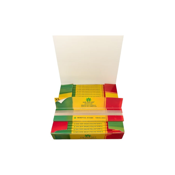 Hemp 101 Rastafari XL Hemp Rolling Papers