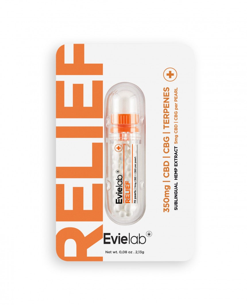 EvieLab 350mg CBD Sublingual Pearl - 70 Pearls