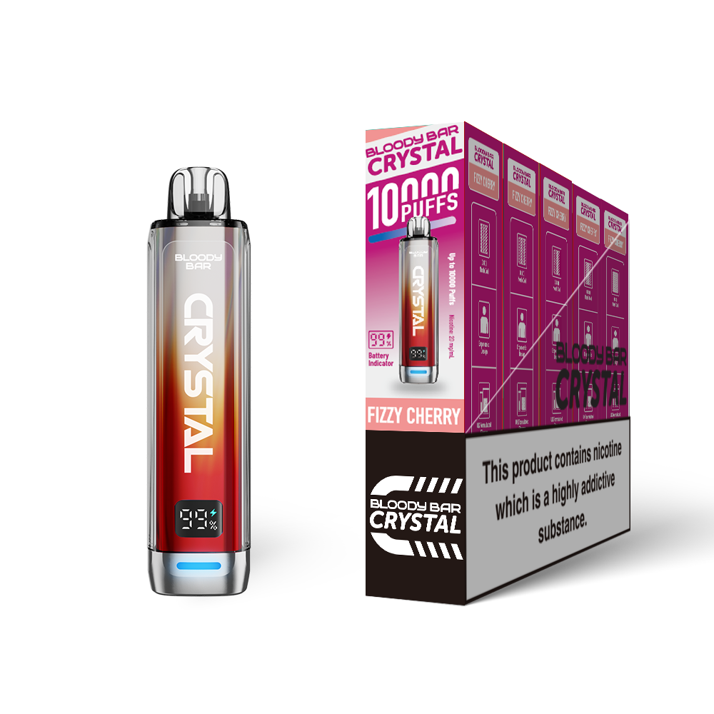 20mg Bloody Bar Crystal 10K Prefilled Pod Vape Kit 10000 Puffs - 1 Pc