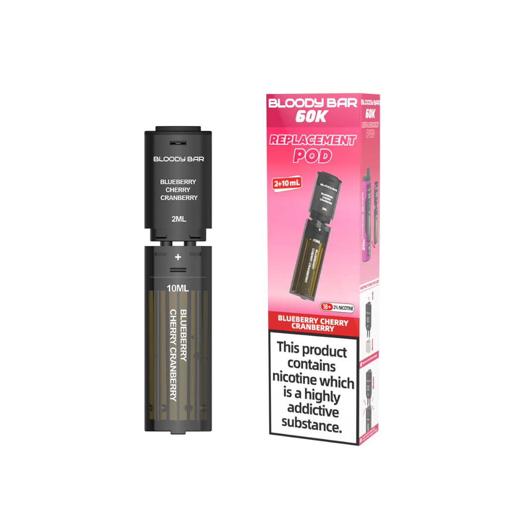 20mg Bloody Bar 60K Prefilled Pods 60000 Puffs - 1 Pc