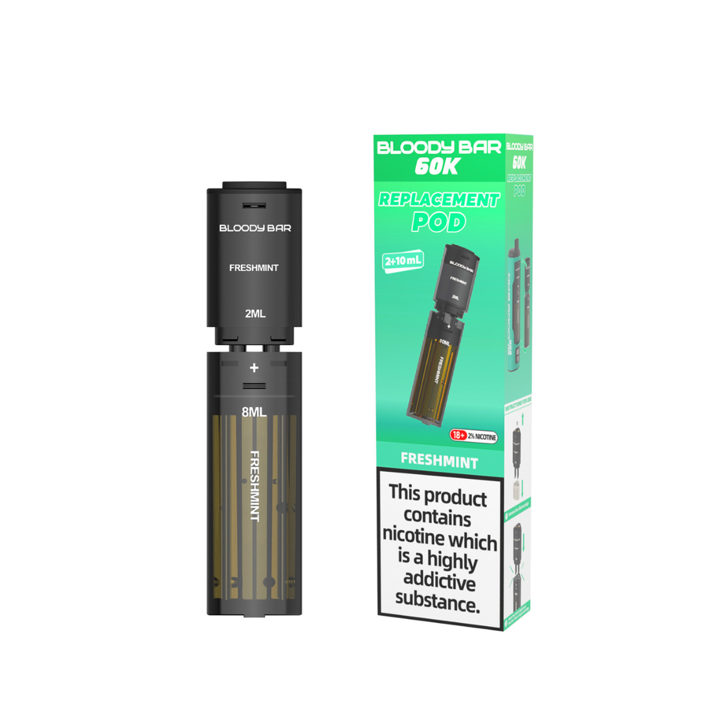 20mg Bloody Bar 60K Prefilled Pods 60000 Puffs - 1 Pc